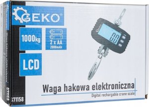 Geko Waga hakowa magazynowa elektroniczna 1000kg (10) 9