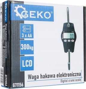 Geko Waga hakowa magazynowa elektroniczna 300kg (20) 9