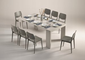 Selsey Włoski stół rozkładany Roma 90x45/190 cm beż 2