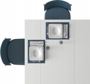 Selsey Włoski stół rozkładany Roma 90x45/190 cm beż 5