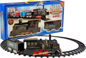 LeanToys Kolejka Classic Lokomotywa + Wagon Tory 1