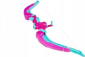 LeanToys Łuk z Tarczą + 3 Strzały na Przyssawki Różowy 3