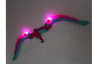 LeanToys Łuk z Tarczą + 3 Strzały na Przyssawki Różowy 5