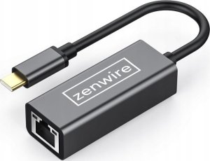 Karta sieciowa Zenwire Karta Sieciowa 1000 Mbps HUB USB-C 3.1 Fast Ethernet Przejściówka Adapter Zenwire YG-2121 1