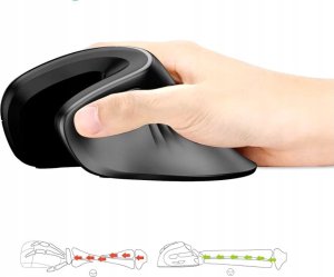 Mysz Zenwire Myszka Bezprzewodowa Mysz Pionowa Wertykalna do Komputera Laptopa Komputera Zenwire WL-159 3