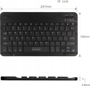 Zenwire KLAWIATURA BEZPRZEWODOWA Bluetooth 5.0 do tabletu SLIM Uniwersalna Przenośna Zenwire WLK-620 3
