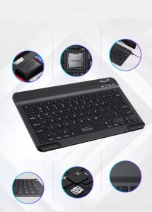 Zenwire KLAWIATURA BEZPRZEWODOWA Bluetooth 5.0 do tabletu SLIM Uniwersalna Przenośna Zenwire WLK-620 5