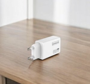 Ładowarka Zenwire Szybka Ładowarka Sieciowa Kostka GAN 3.0 65W 2x USB-C USB-A do iPhone Quick Charge Zenwire SDC-608 5