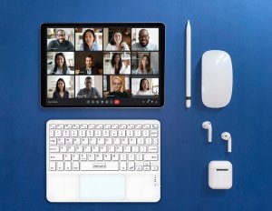 Zenwire Klawiatura Bezprzewodowa Bluetooth z Touchpadem SLIM do Telefonu Tabletu iPad Zenwire WLK-619 5