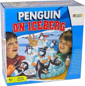 LeanToys Gra rodzinna Wspinające się Pingwiny na Lodzie LEAN Toys 5
