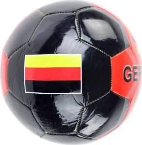 LeanToys Piłka Do Piłki Nożnej Flaga Niemiec 24cm Rozmiar 5 LEAN Toys 2