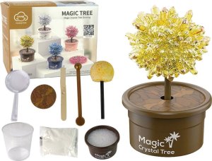 LeanToys Magiczne Drzewko Hodowla Kryształów Doświadczenia Złote LEAN Toys 1