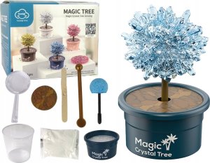 LeanToys Magiczne Drzewko Hodowla Kryształów Doświadczenia Niebieskie LEAN Toys 1