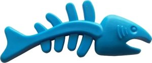 Nuxie NUXIE Gumowa zabawka dla psa w kształcie szkieletu ryby 12,5cm 3