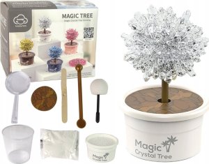 LeanToys Magiczne Drzewko Hodowla Kryształów Doświadczenia Srebrne LEAN Toys 1