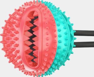 Nuxie Zabawka piłka szarpak z przyssawką 43cm 5