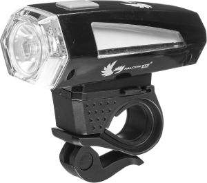 Falcon Eye Lampa rowerowa przednia, NEX WH, bateryjna (3x AAA), zestaw (uchwyt) (FBF0041) 1