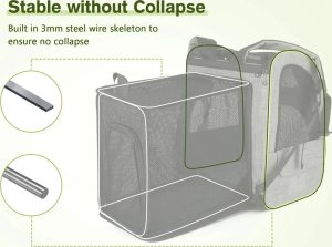 Nuxie Transporter/plecak dla zwierząt rozkładany duży xl premium 5