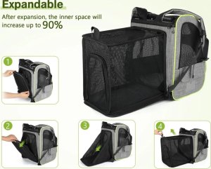 Nuxie Transporter/plecak dla zwierząt rozkładany duży xl premium 6