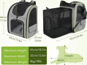 Nuxie Transporter/plecak dla zwierząt rozkładany duży xl premium 7