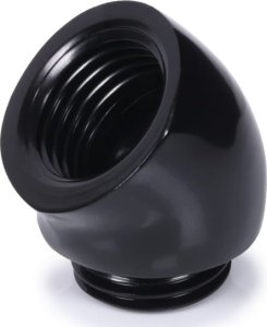 Alphacool Alphacool 45 Grad G1/4 Zoll AG auf G1/4 Zoll IG, schwarz 2