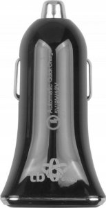 Ładowarka TB Ładowarka samochodowa uniwersalna USB A+C QC 4