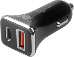 Ładowarka TB Ładowarka samochodowa uniwersalna USB A+C QC 5