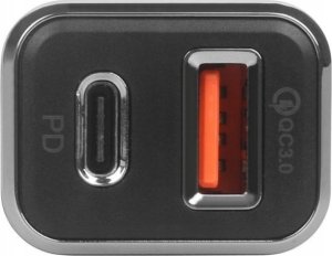 Ładowarka TB Ładowarka samochodowa uniwersalna USB A+C QC 7