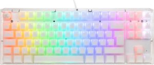 Klawiatura Ducky One 3 Aura White TKL Gaming klawiatura RGB LED - MX-Speed-Silver 2