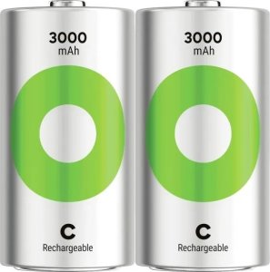 GP 1x2 GP ReCyko NiMH Accus C Baby 3000mAH, ready to use 1