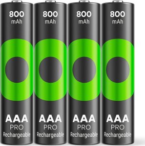 GP 1x4 GP ReCyko Pro NiMH Battery AAA/Micro 800mAh Pro 1