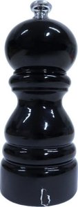 Młynek do przypraw Peugeot Paris salt mill 12 cm beech wood black lacquered 2