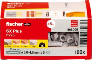 Fischer plug SX 5x25 100 pcs. 4