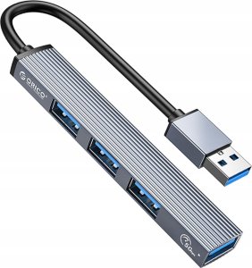 HUB USB Orico Orico Hub USB 5Gbps 1*USB-A 3.1, 3*USB-A 2.0, aluminiowy 1
