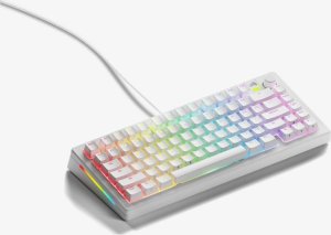 Klawiatura Glorious Glorious GMMK 3 75 % Custom Gaming-Tastatur - Pre-Built, ANSI (US), Fox Switches, weiß 2