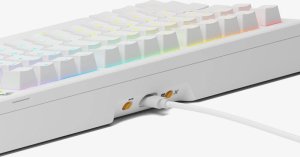 Klawiatura Glorious Glorious GMMK 3 75 % Custom Gaming-Tastatur - Pre-Built, ANSI (US), Fox Switches, weiß 7