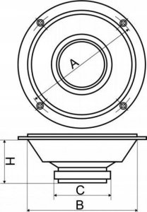 Głośnik samochodowy Dibeisi 8 Cali / 20cm 8 Ohm (DBS-G8001) 24