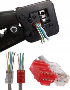 Zestaw narzędzi Eurokomp Zestaw narzędzi sieciowych System Pass Through E5948 10