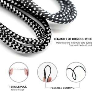 Kabel USB Maclean USB-A - Lightning 2 m Czarny (MCE481) 5