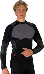 Glovii Ogrzewany zestaw bielizny termoaktywnej, bluza i spodnie, rozmiar: L, XL 3