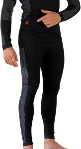 Glovii Ogrzewany zestaw bielizny termoaktywnej, bluza i spodnie, rozmiar: L, XL 4