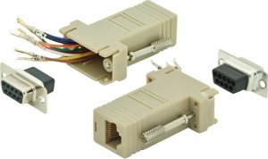 Digitus DIGITUS RS 232 Adapter, DB9,   RJ45, Modular DB9 F,  RJ45 F 1