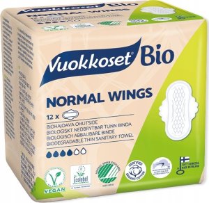 Vuokkoset BIO* Podpaski ze Skrzydełkami Normal 2-pack 2x12szt 3