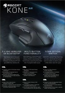 Mysz Hama MYSZ ROCCAT KONE AIR CZARNA 7