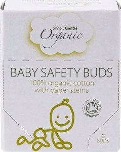 Simply Gentle , Bezpieczne Patyczki do Uszu dla Dzieci (72 szt.) 2