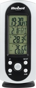 Stacja pogodowa Rebel Bezprzewodowa stacja pogodowa z czujnikiem zewnętrznym 3