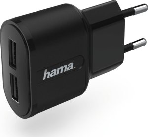 Ładowarka Hama ŁADOWARKA SIECIOWA USB (2xUSB) 230V 2,4A 4