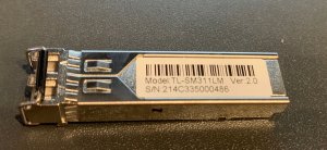 Moduł SFP TP-Link TL-SM311LM moduł przekaźników sieciowych Swiatłowód 1250 Mbit/s mini-GBIC/SFP 850 nm 1