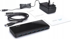 HUB USB TP-Link TP-Link UH720 huby i koncentratory USB 3.2 Gen 1 (3.1 Gen 1) Micro-B 5000 Mbit/s Czarny 15