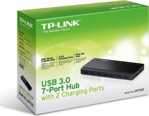 HUB USB TP-Link TP-Link UH720 huby i koncentratory USB 3.2 Gen 1 (3.1 Gen 1) Micro-B 5000 Mbit/s Czarny 9